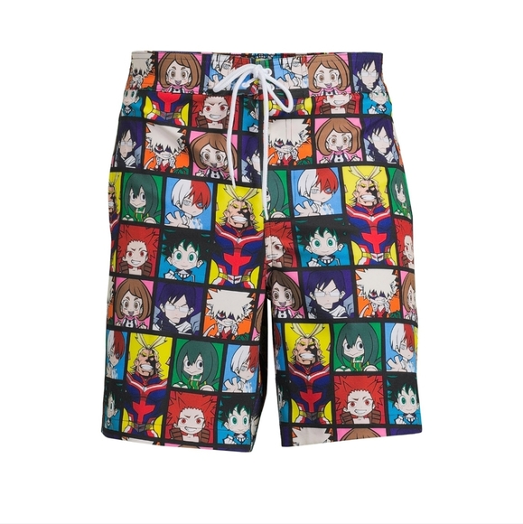 My Hero Acadenia Men's Swim Boardshorts - Picture 5 of 10